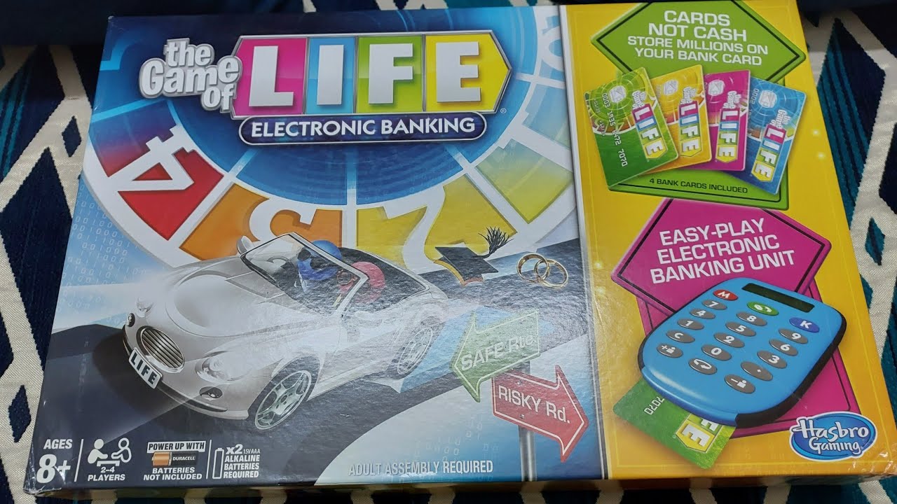 How to play the Game of LIFE ELECTRONIC BANKING and unboxing by Hasbro Gaming Part-2