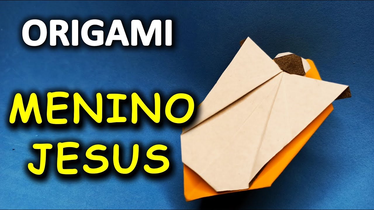 ORIGAMI - COMO FAZER JESUS - Passo A Passo Simples e Fácil