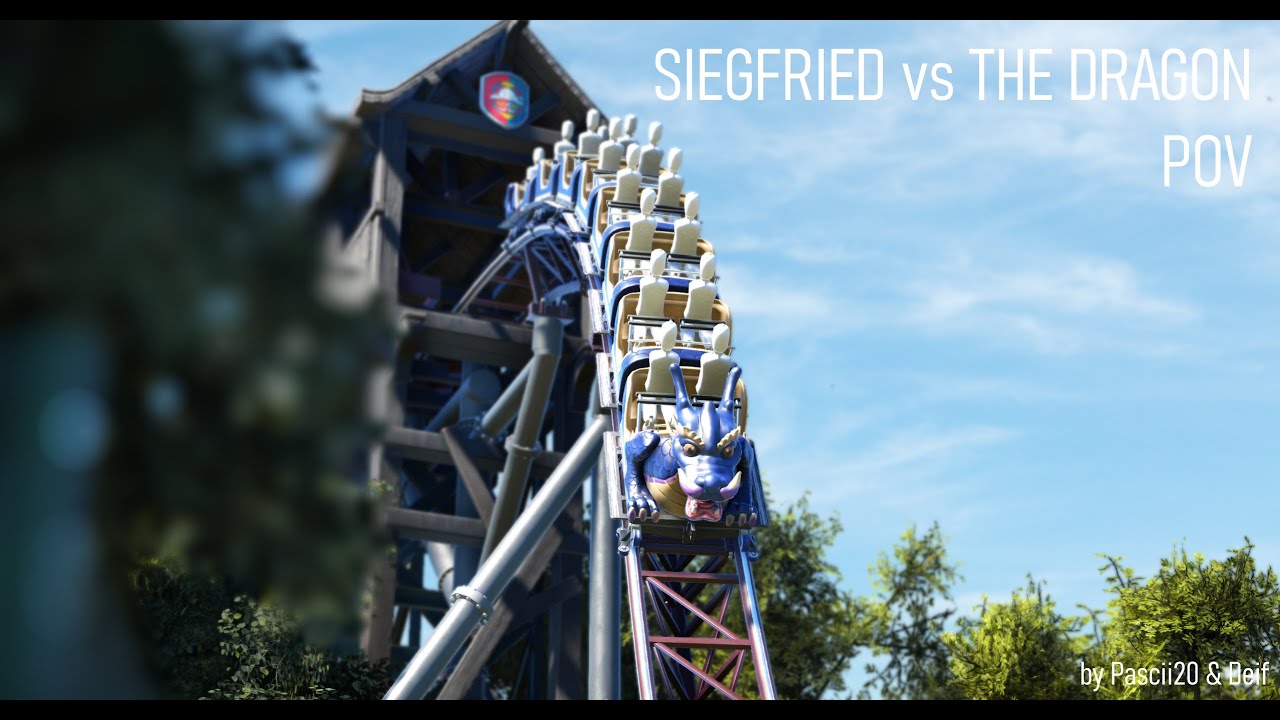 Siegfried vs The Dragon - Gerstlauer Family Coaster - POV