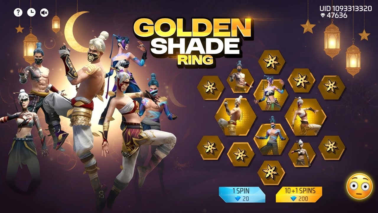 Golden Shade Bundle Return Date 🥳💥 | Next Universal Ring Event | Ff Upcoming Event | Ff New Event 
