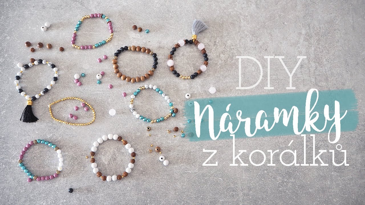 DIY Jednoduché náramky | korálky, mala, macramé