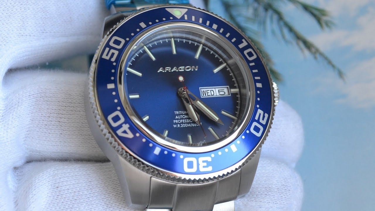 Обзор Aragon Divemaster NH36A / Дайверы с тритием