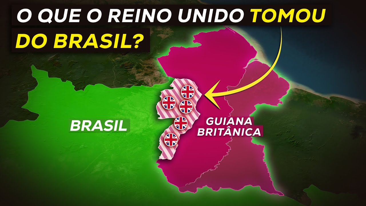 Questão do Pirara: Como o BRASIL perdeu Território para o REINO UNIDO?