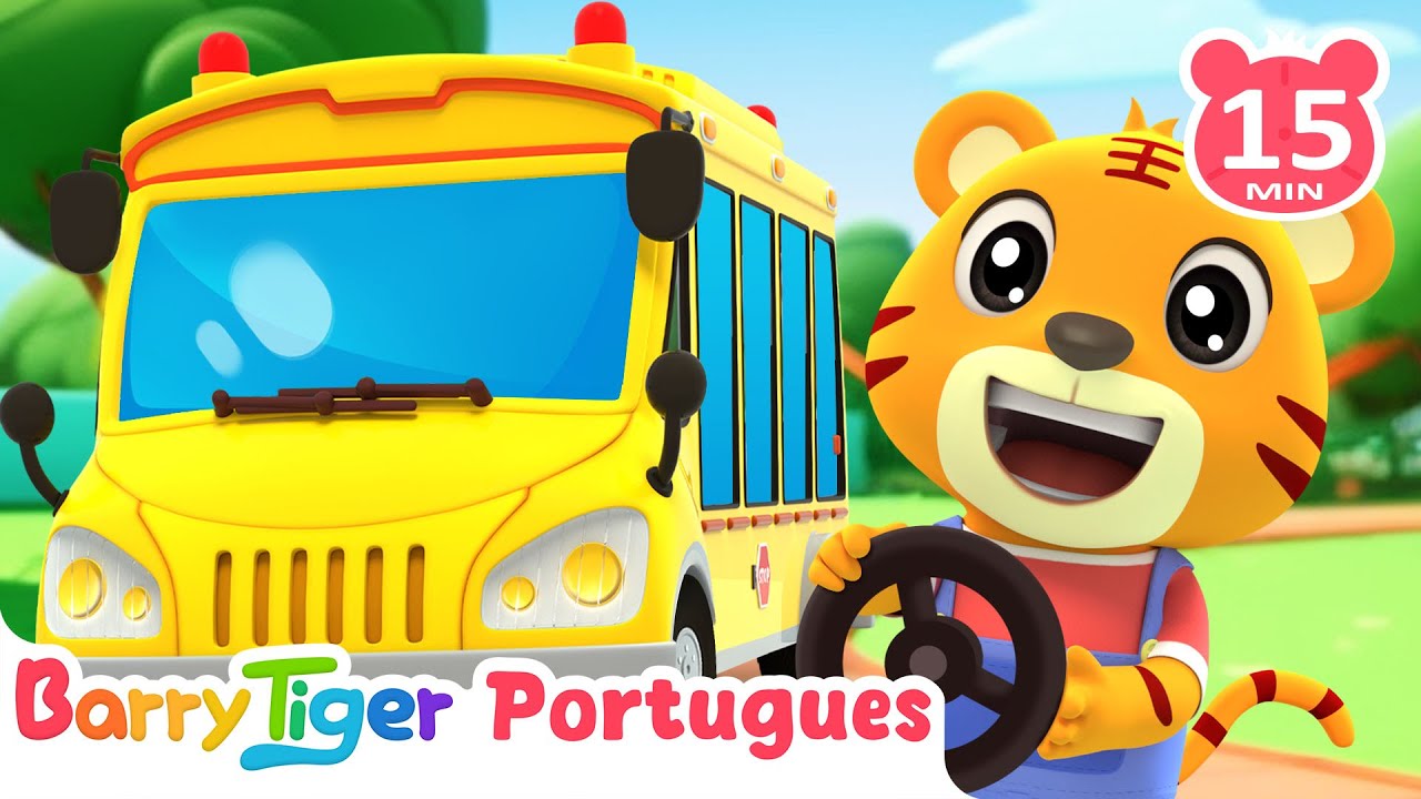 🚍 As Rodas do Ônibus Giram e Giram! Vamos Juntos! 🎶😊| Canções Infantis | BarryTiger | LEFUN Kids TV