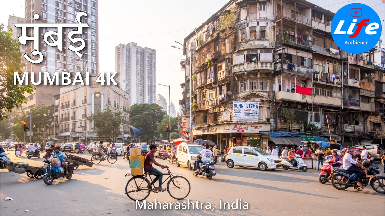 Mumbai, India — Walking Tour 4K India 🇮🇳