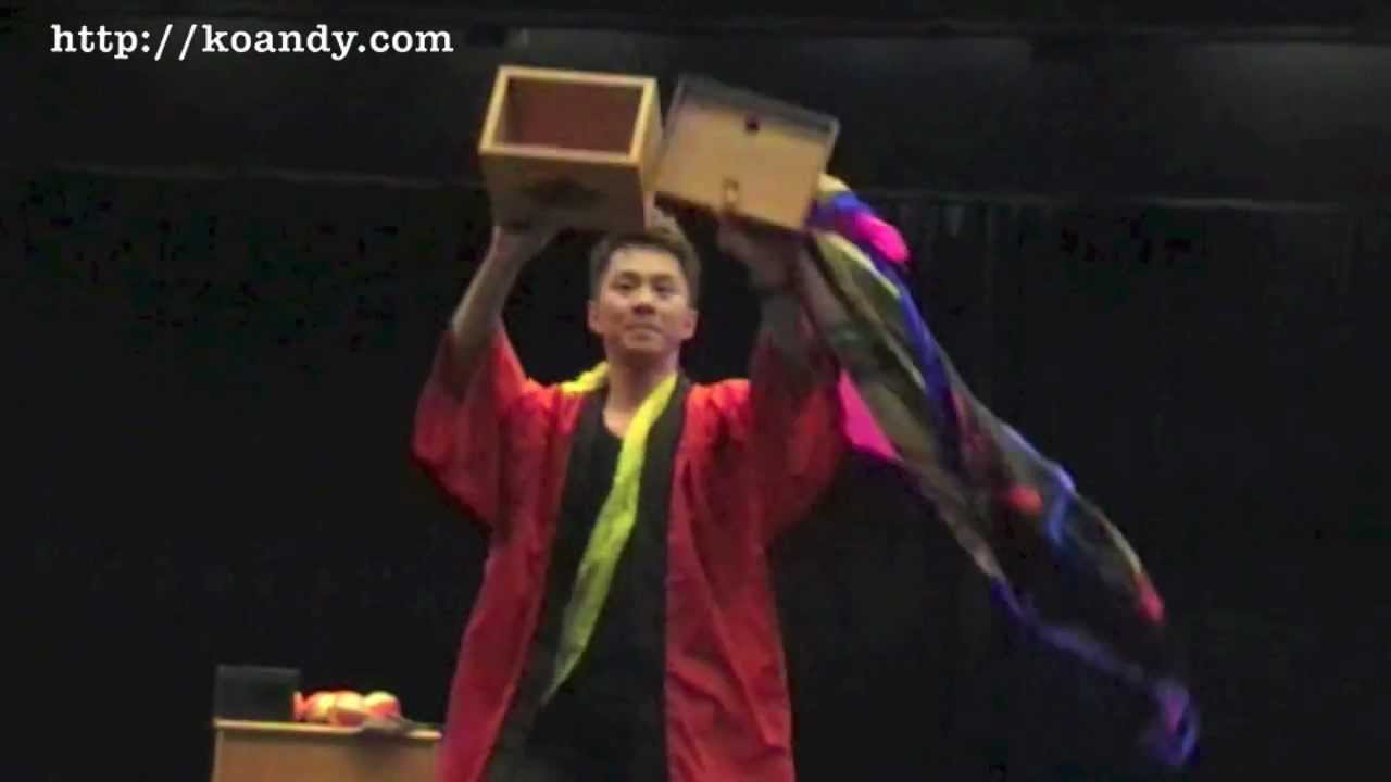 和妻演技「日本蒸篭」魔術　Japanese style stage Magic (Jap box)