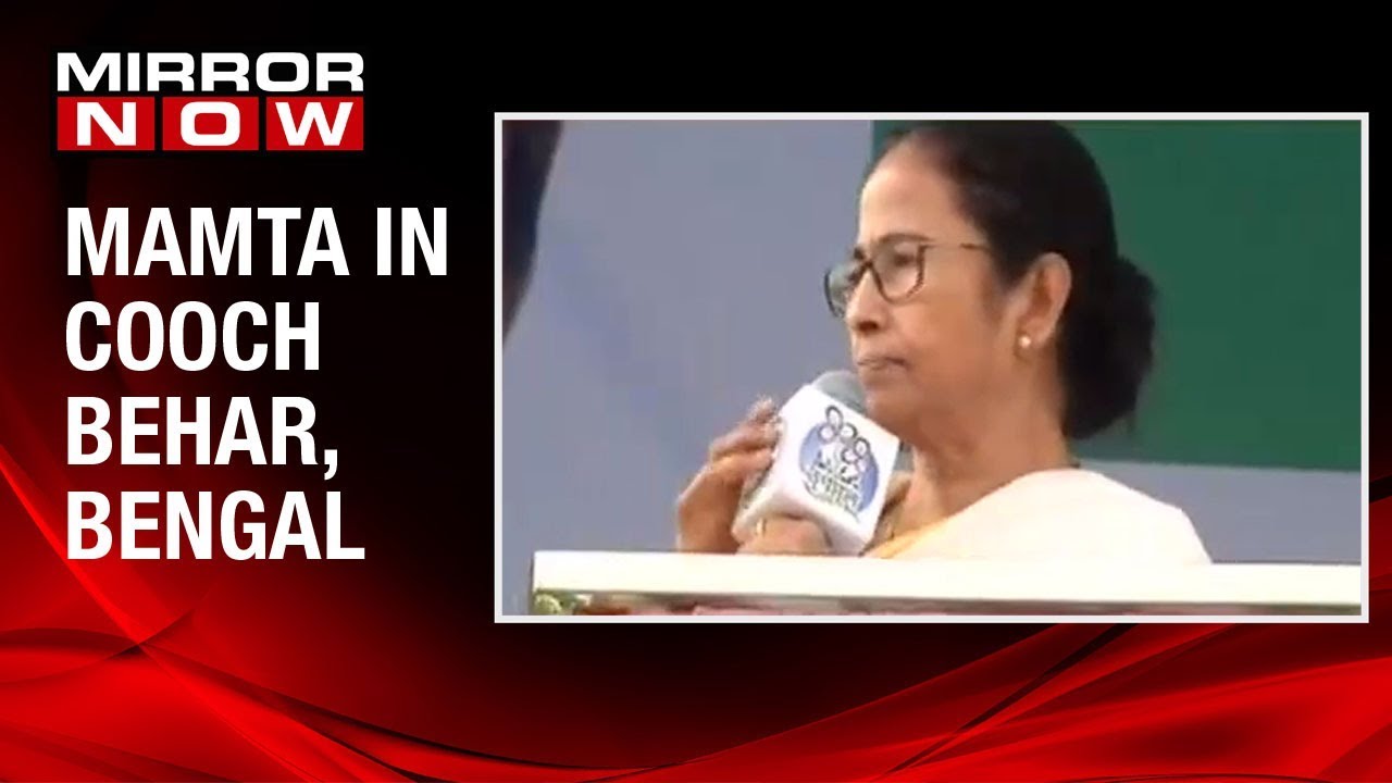 Mamta Banerjee Addresses rally in Cooch Behar, Bengal