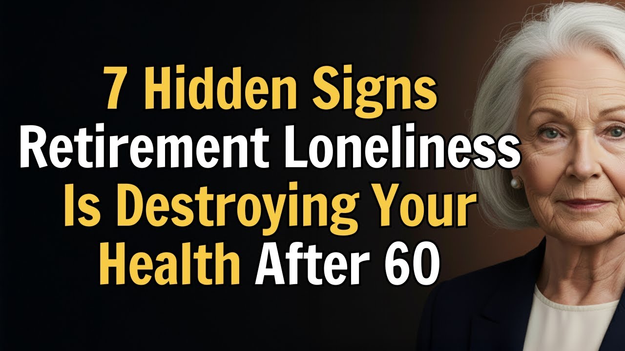 Deadly Senior Loneliness: 7 Warning Signs Every Man Over 60 Must Know | Elderly Wisdom Stories