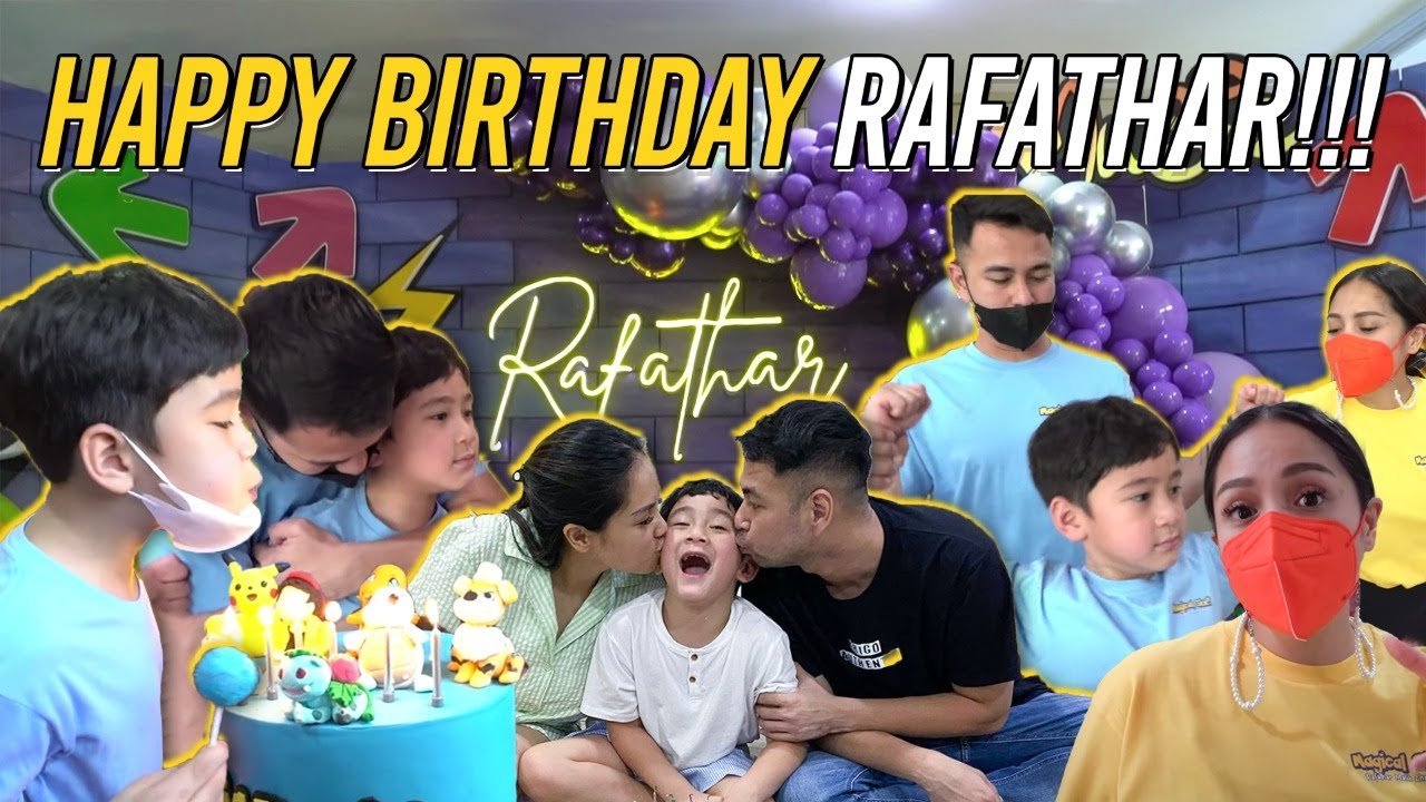 6 TAHUN RAFATHAR !!! ULANG TAHUN SEDERHANA TAPI PENUH MAKNA...