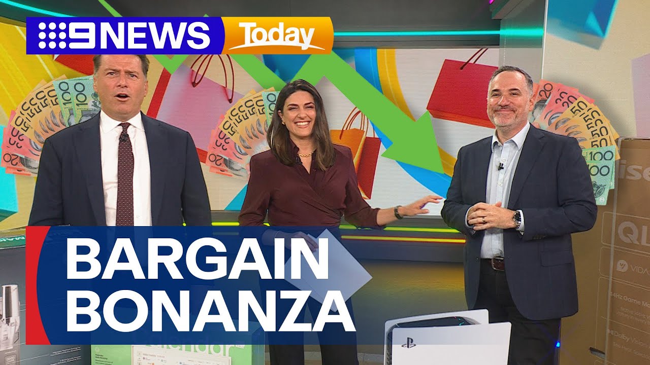 Black Friday sales promise a nationwide bargain bonanza | 9 News Australia