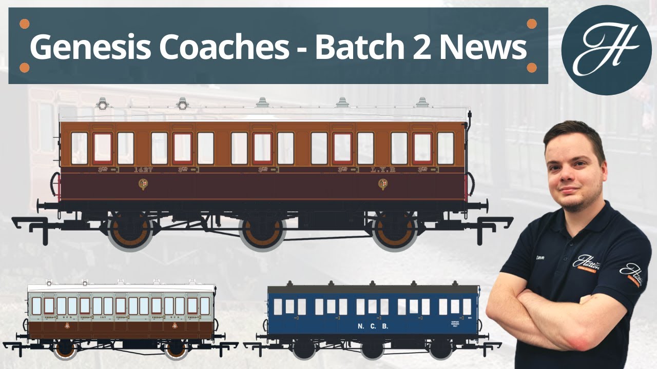 Hattons Genesis 4 and 6 wheel coaches - Batch 2 news