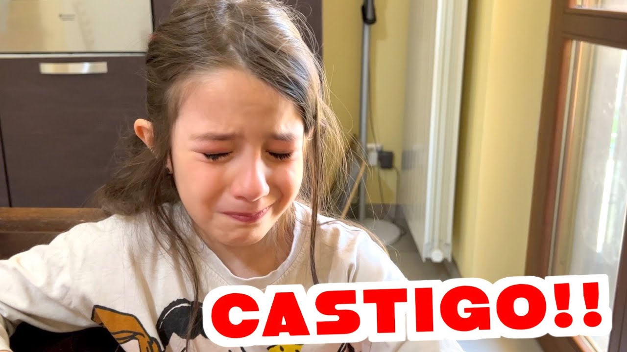 ANASTASIA NON VUOLE ANDARE A SCUOLA E MAMMA ROMINA LA METTE IN CASTIGO #vanessaeanastasia