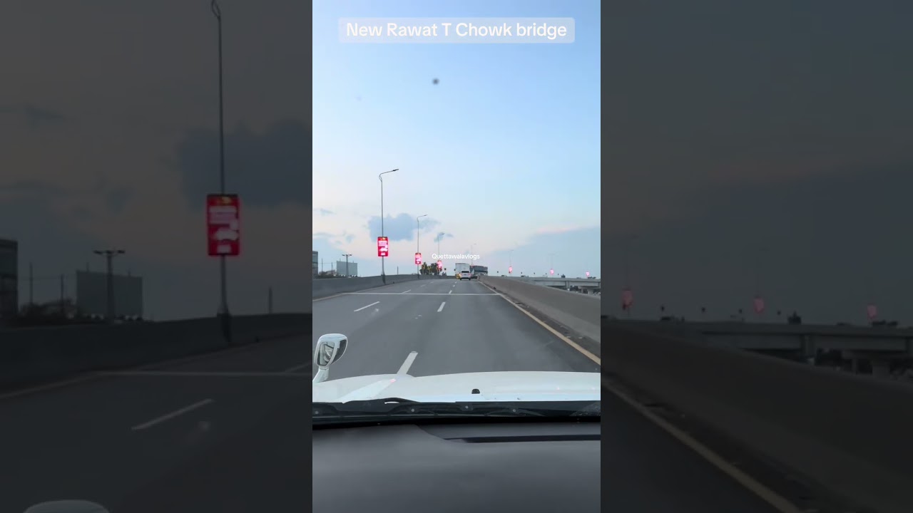 New bridge opened in Islamabad Rawat Rawalpindi #Newbridge #RawatTchowk #Islamabad #viralvideo