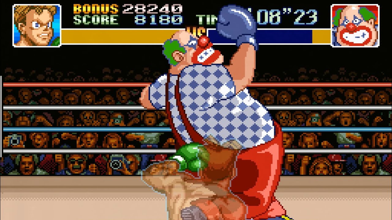 Super Punch Out!! - Mad Clown [0'08