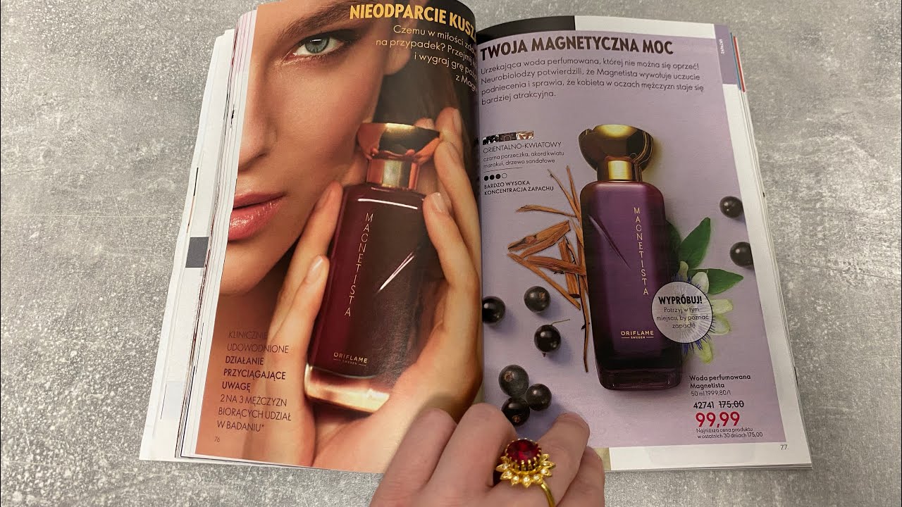 ASMR po polsku PRZEGLĄDANIE KATALOGU ORIFLAME [2] PAGE FLIPPING