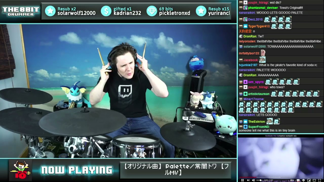 The8BitDrummer plays 