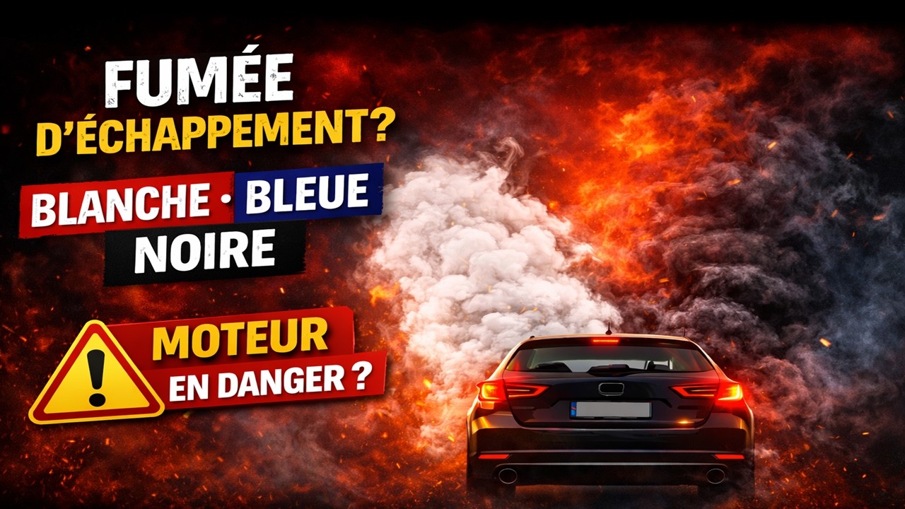 🚗💨 Comprendre les Fumées d’Échappement : Causes, Significations et Solutions