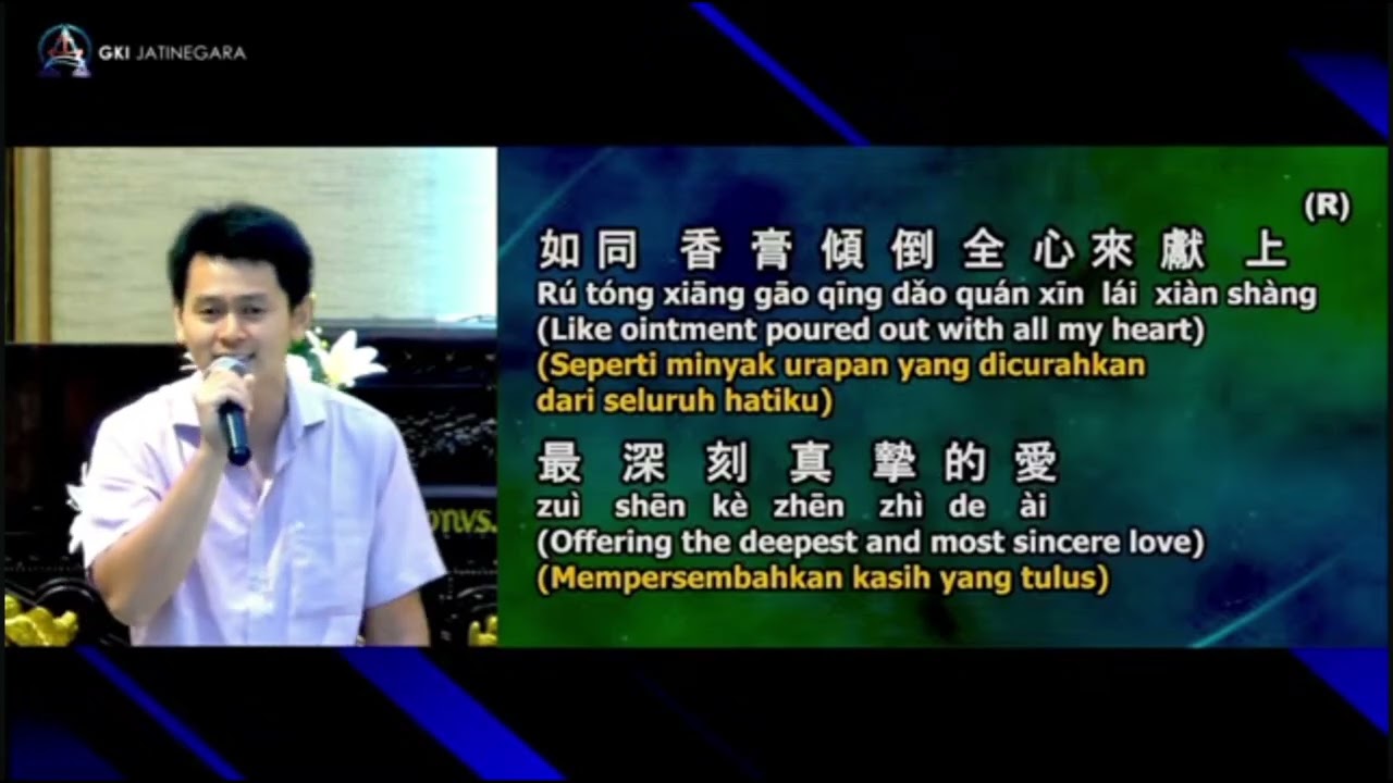Qian Ran Wei , Mandarin Christian Song by Rusli Yi @GKI Jatinegara