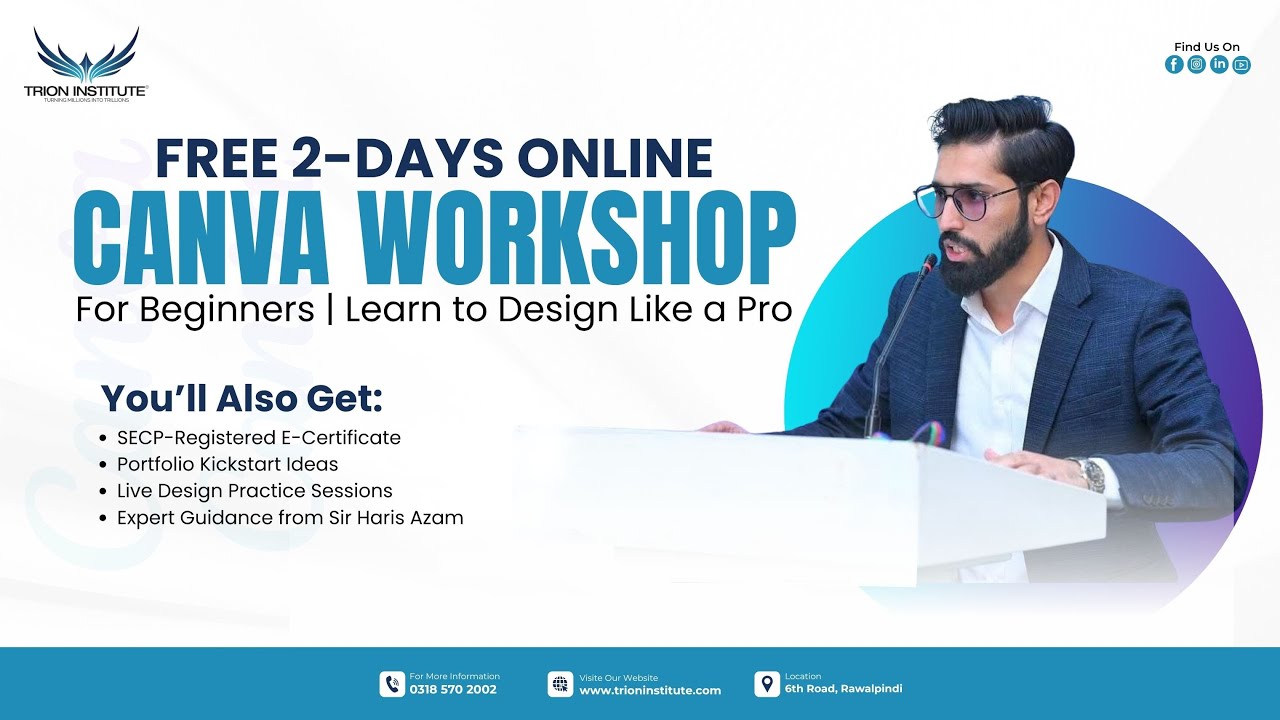 FREE CANVA WORKSHOP | BEGINNER TO ADVANCED | HARIS AZAM | 2nd Class
