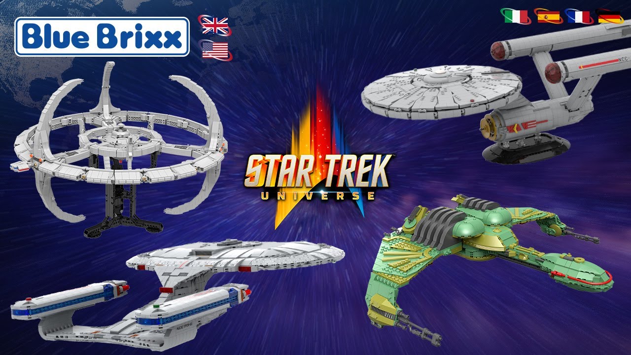 Star Trek Display Models by BlueBrixx - From Brick Built Starships to Space Stations - All Sets!
