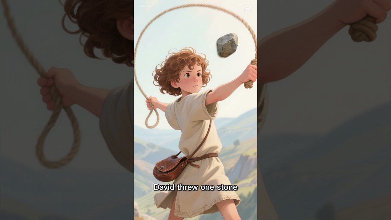 David and Goliath | Kids Bible Story #biblestories #bibleshorts #christianshorts #faithforkids