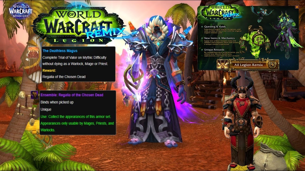 World of Warcraft®: Legion Remix as Mage The Deathless Magus & Ending Hours in Last Day