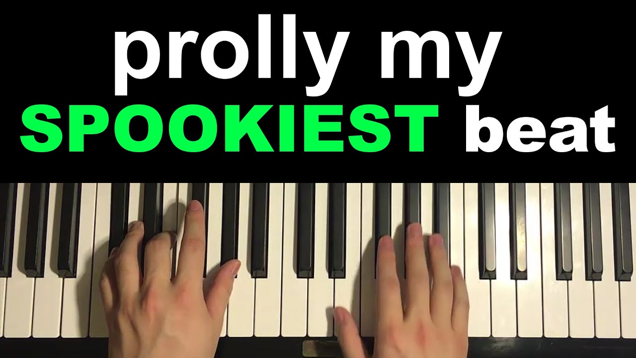 How To Play - prolly my spookiest beat (Piano Tutorial Lesson)