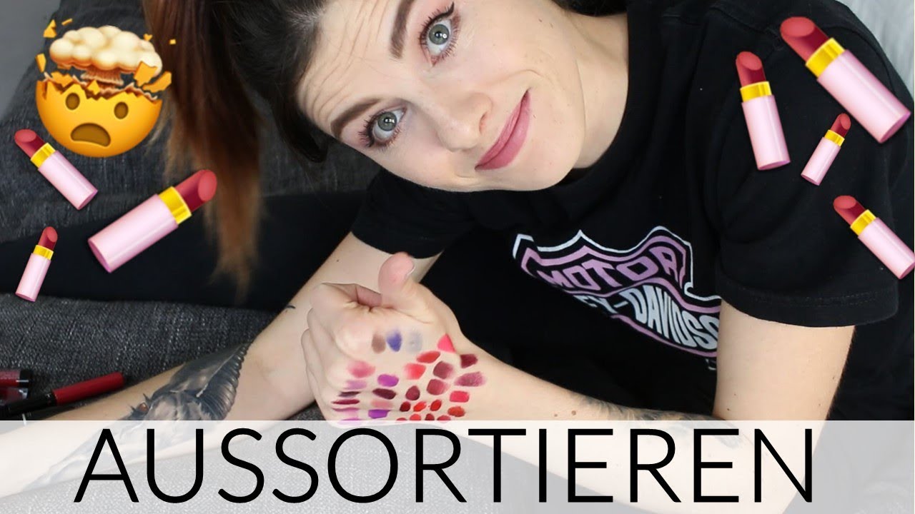 XXL LIPPENSTIFTSAMMLUNG AUSSORTIEREN - alle Swatches  +Verlosung