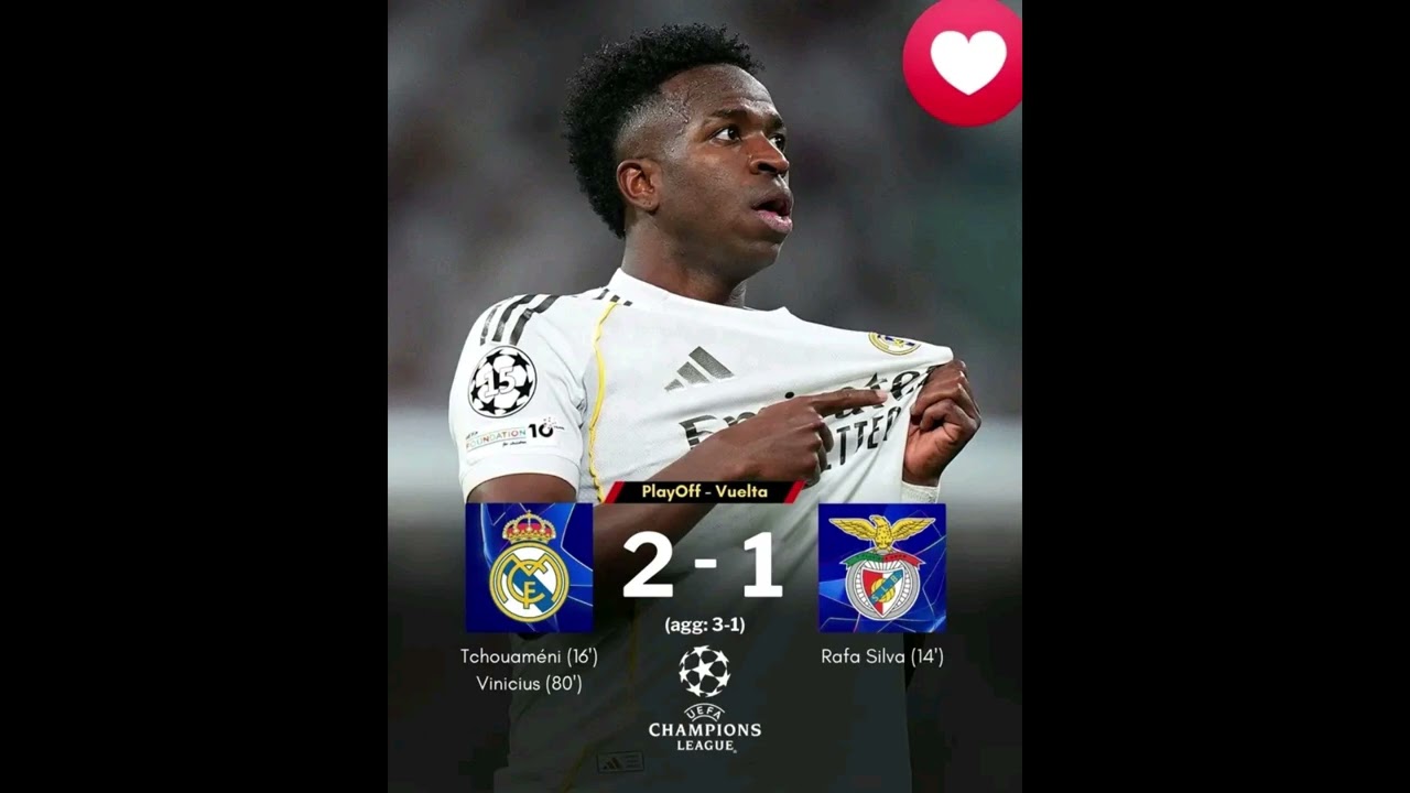Real Madrid  Na paris saint germaints zaraye zibaye Qualifies muri 1/8 de final