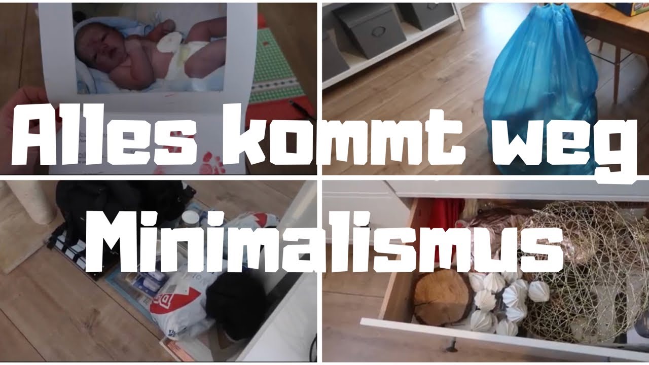 Vorsatz Nr  1 | Minimalismus | ALLES kommt WEG | aussortieren extrem
