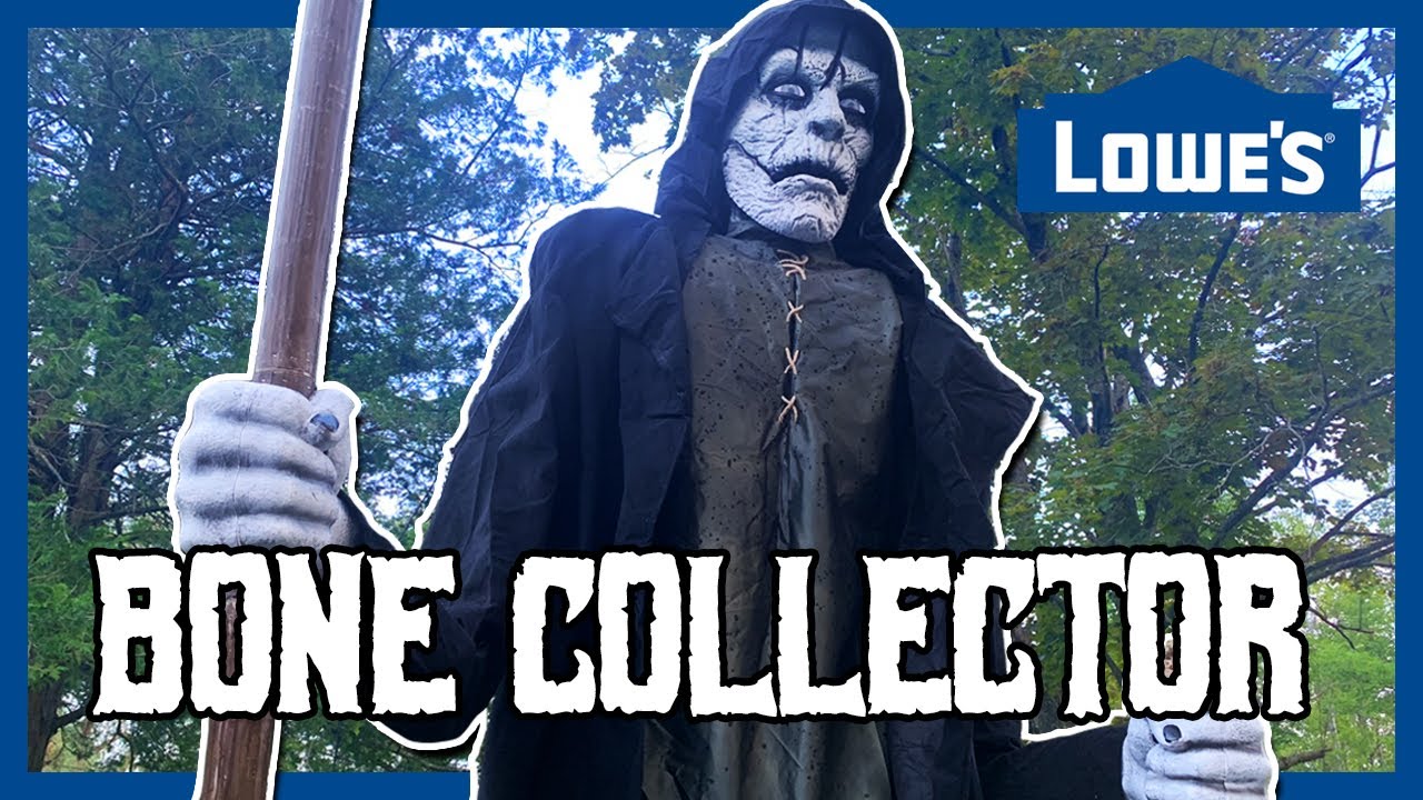 Lowes - 12-футовый коллекционер костей: распаковка и настройка | Lowes Halloween 2024 Animatronic
