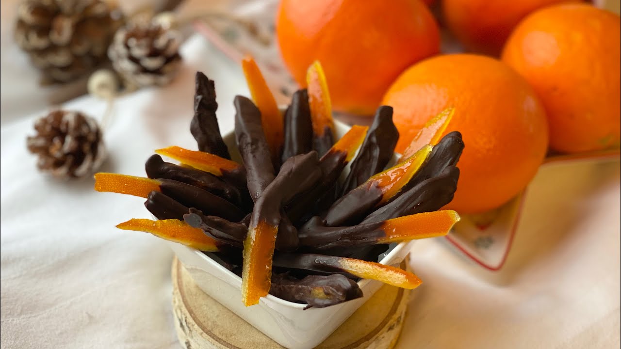 Orangettes au Chocolat Maison