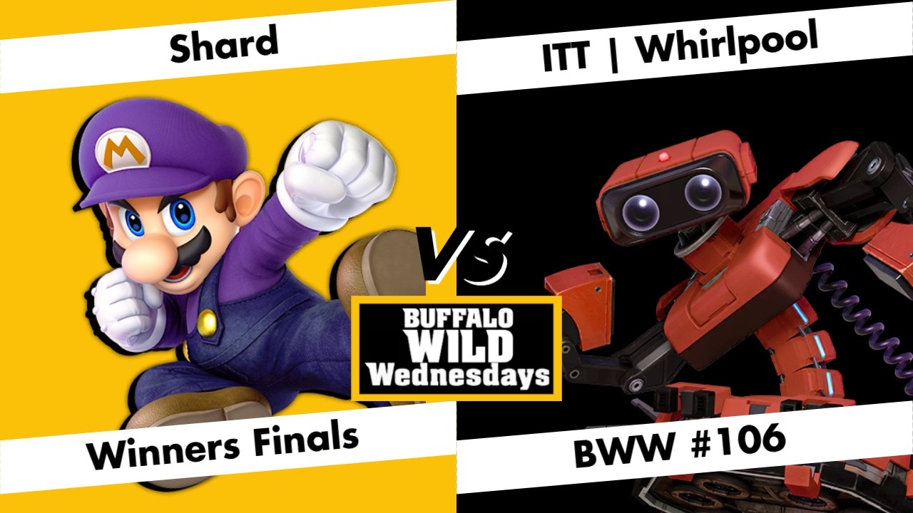 Buffalo Wild Wednesdays #106 - Winners Finals - Shard (Mario) vs. Whirlpool (ROB) - SSBU