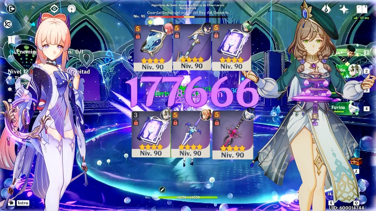 NEW ABYSS DESTROYED BY FURINA-LISA TEAM! C0 Furisa Aggrabloom & Kokomi Miko Taser: 4.2 abyss 12【原神】