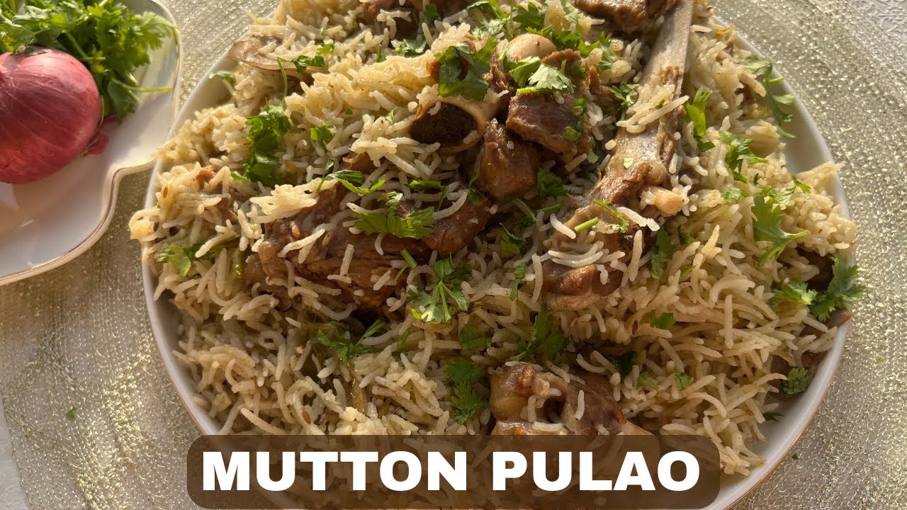 Mutton Pulao Recipe 🥘| Simple, Spicy & So Delicious