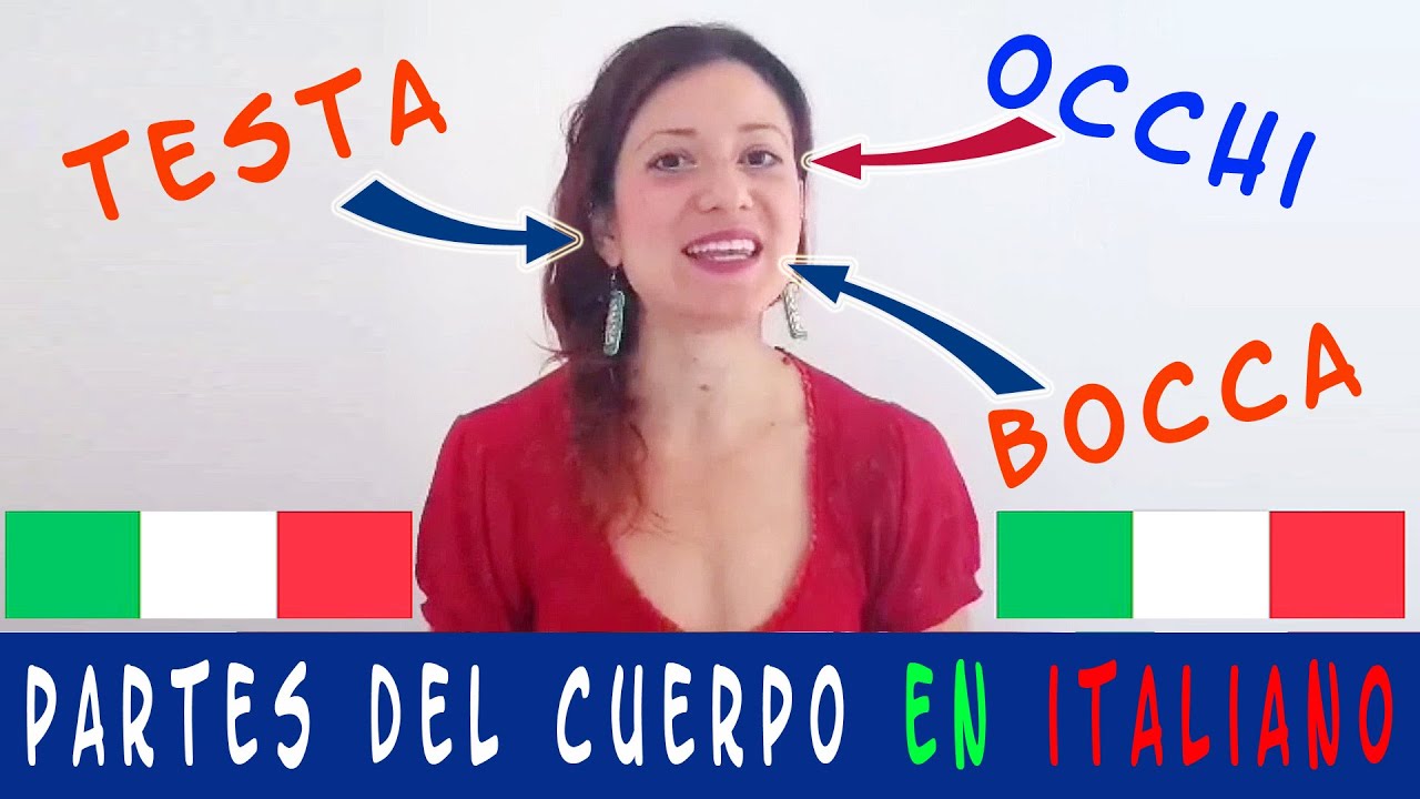 Partes del cuerpo en italiano - Aprende italiano online