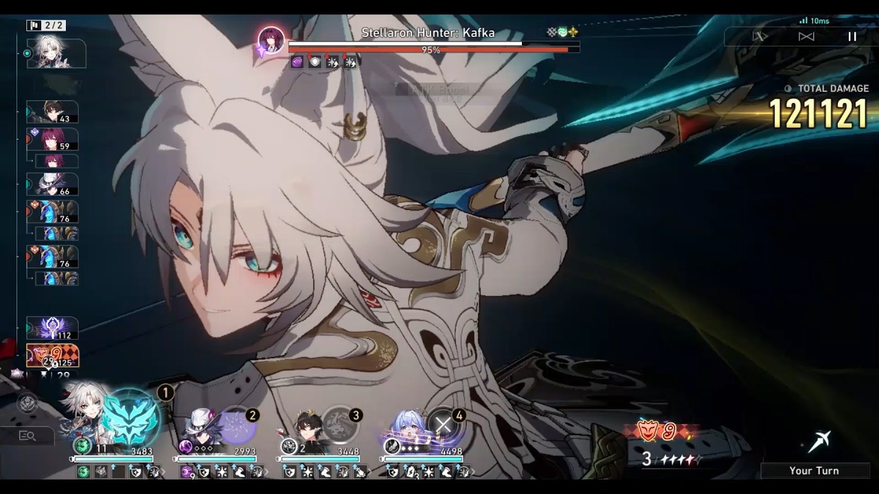 4.1 Beta V4 | E0 Feixiao & E1 Ashveil zero cycle Kafka Memory of Chaos 4.1