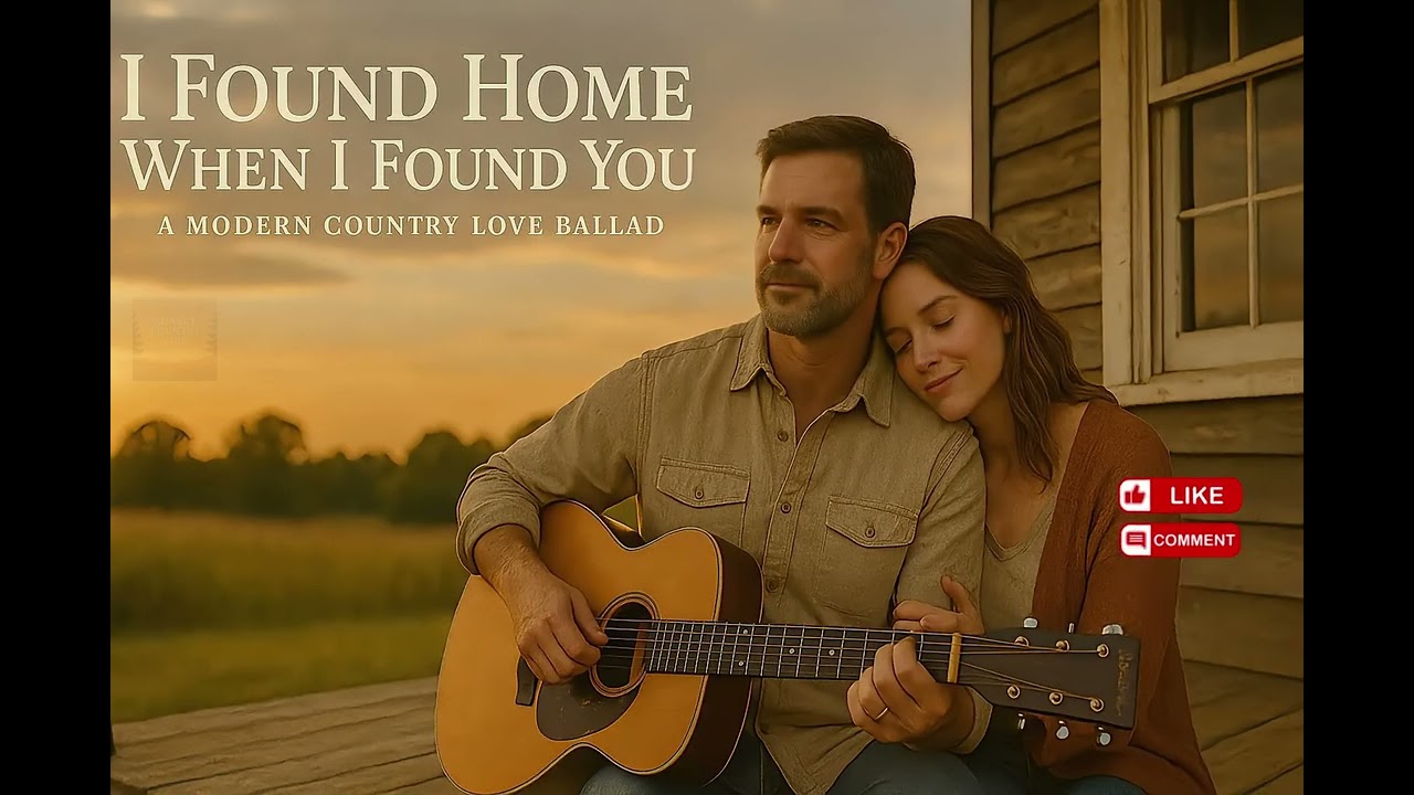 I Found Home When I Found You 💖 | Heartfelt Modern Country Love Ballad 2025 (Official Lyrics Video)