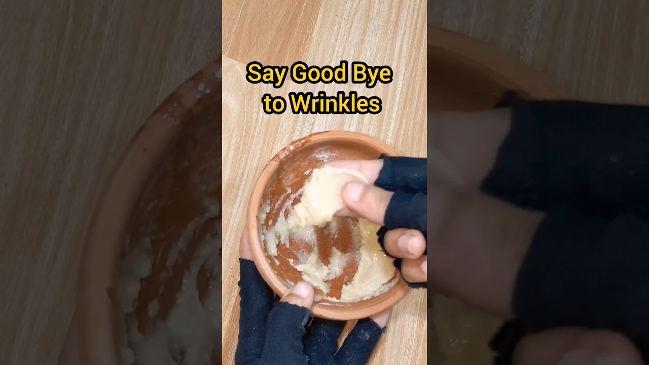 Best DIY Home Remedy for Wrinkles Removal 😱😍#wrinkleremovercream  #wrinkles #wrinklesfree