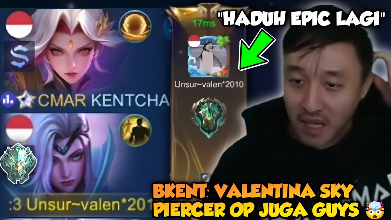 MABAR VIP PRANK STREAMER PAKE AKUN EPIC!! BKENT SAMPE KAGET LIAT VALENTINA PAKE SKY PIERCER 🤣