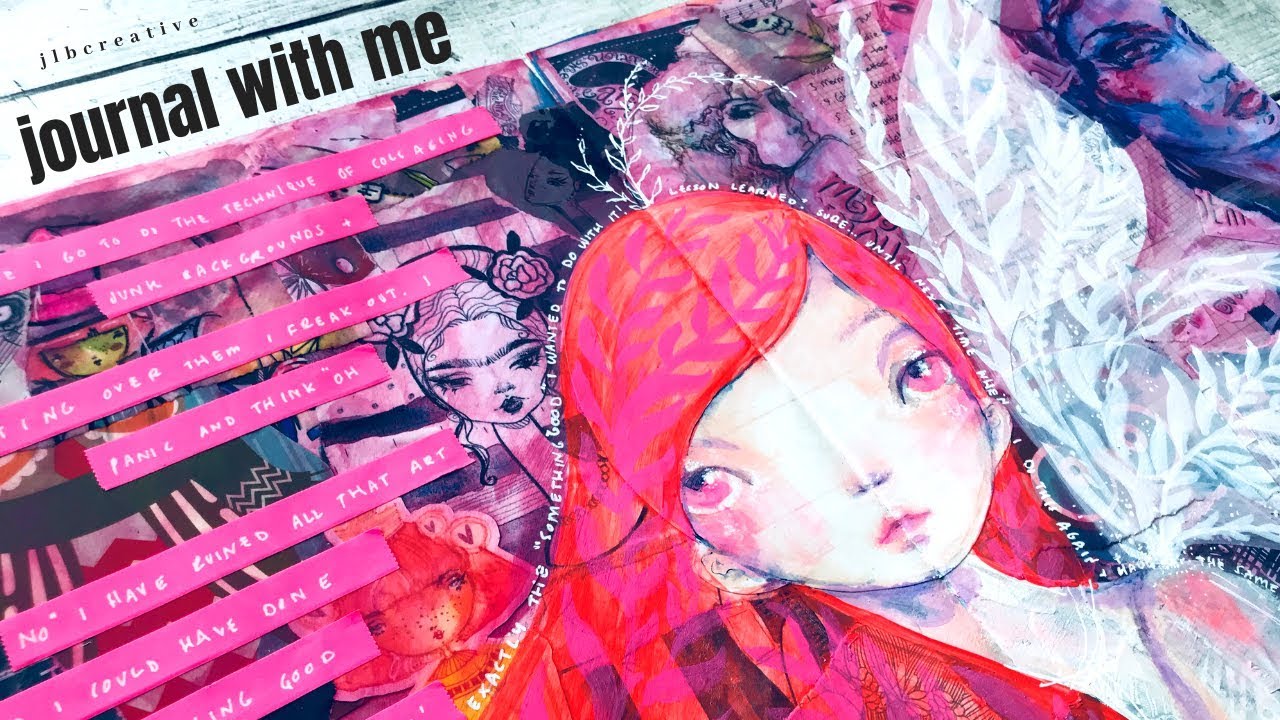 Journal With Me - Collage De-Stash!