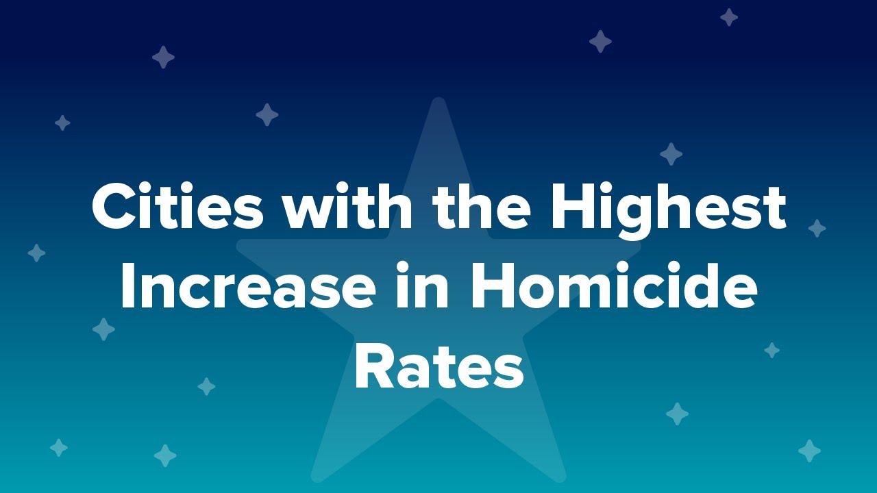 Cities with the Highest Increase in Homicide Rates