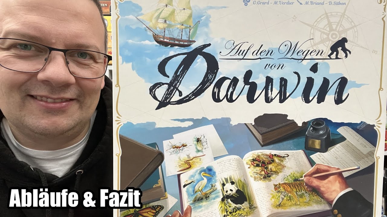 Auf den Wegen von Darwin (Sorry we are french / asmodee) Nominiert zum Spiel des Jahres 2024