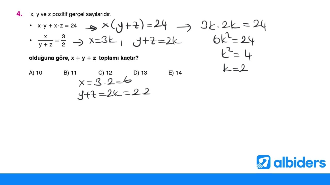 Ünite 2 ileri test 1 denklem ve esitsizlikler 1 6  Soruların cözümü