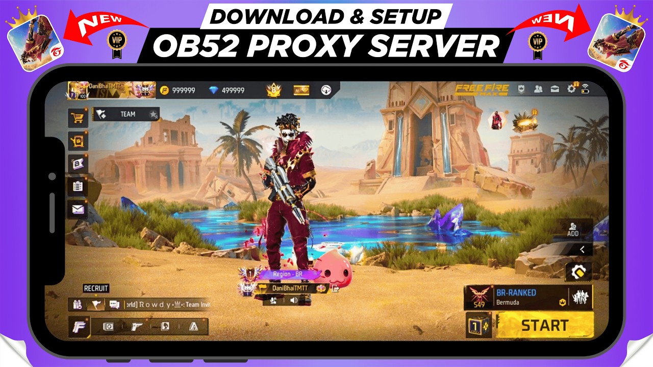 How To Download & Setup Free Fire OB52 New Proxy Server | 2026 VIP Proxy Server Free Fire