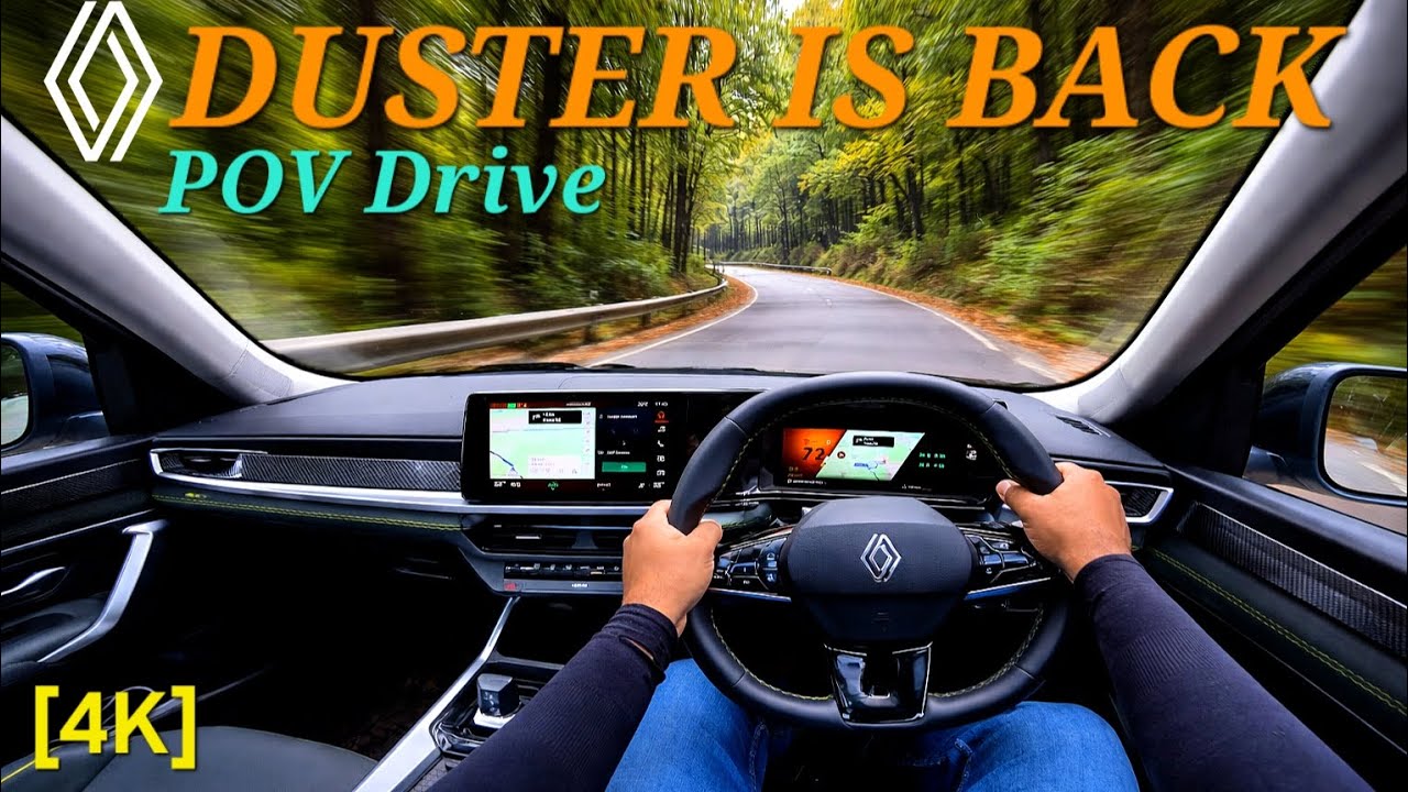 [4K] 2026 RENAULT DUSTER TURBO PETROL DCT POV DRIVE | 1.3-LITRE | 160BHP & 280NM | TOP VARIANT 