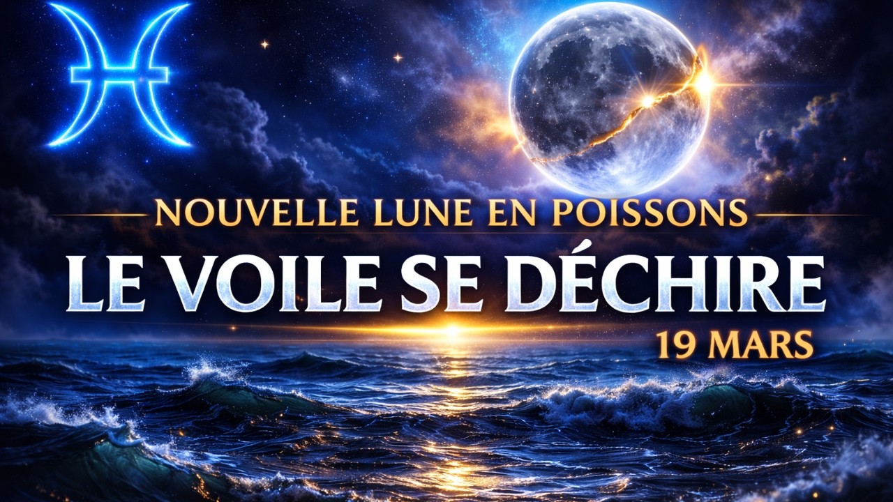 NOUVELLE LUNE EN POISSONS ♓ Une illusion s’efface 19 mars 2026