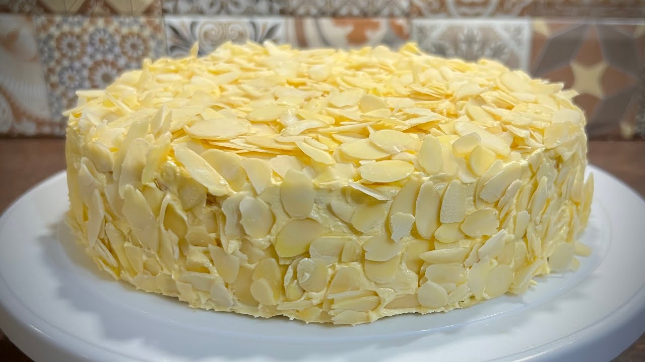 Бадемова торта: лесно, вкусно, без брашно/ Миндальный торт/ Almond cake