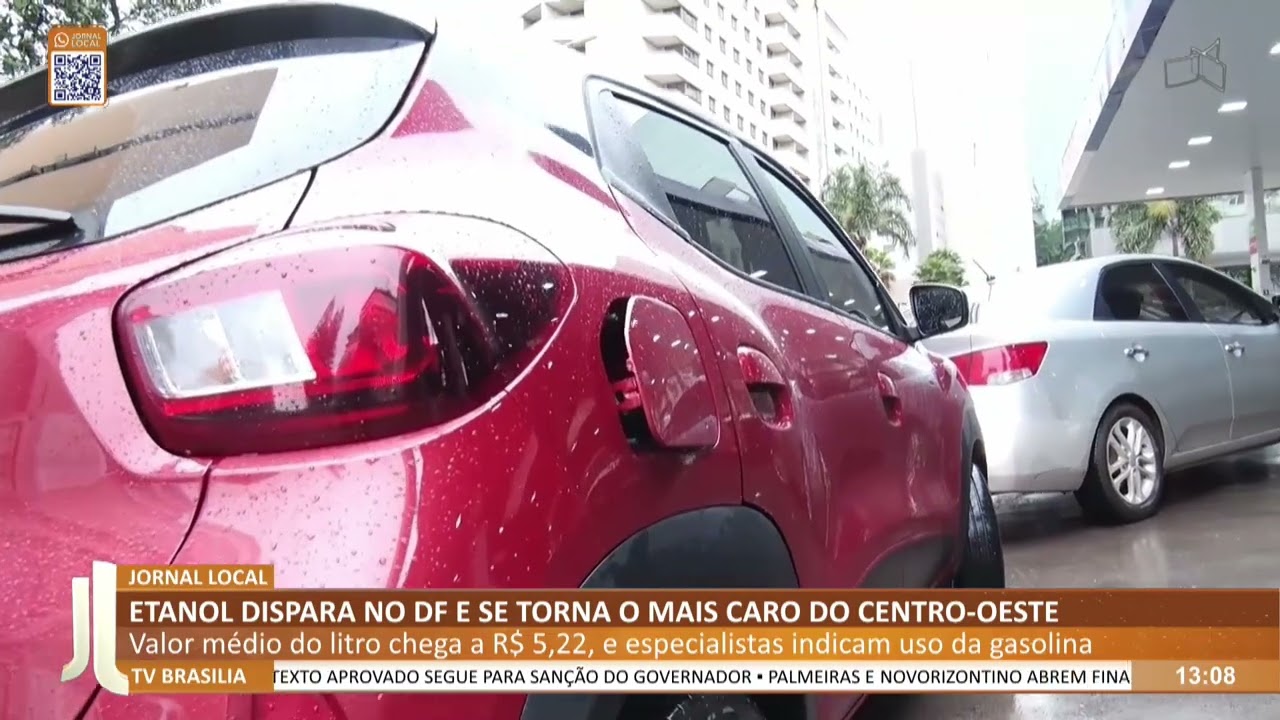 JL - Etanol dispara no DF e se torna o mais caro do Centro-Oeste