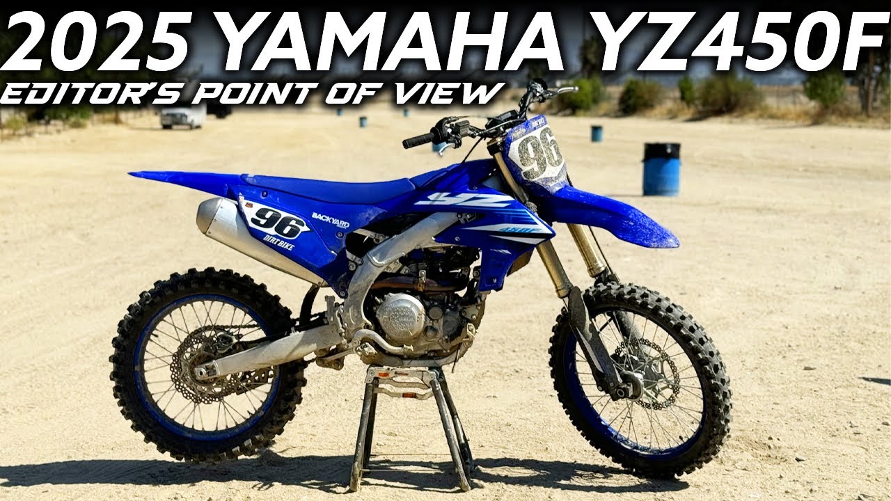 2025 Yamaha YZ450F - EDITOR'S VIEW